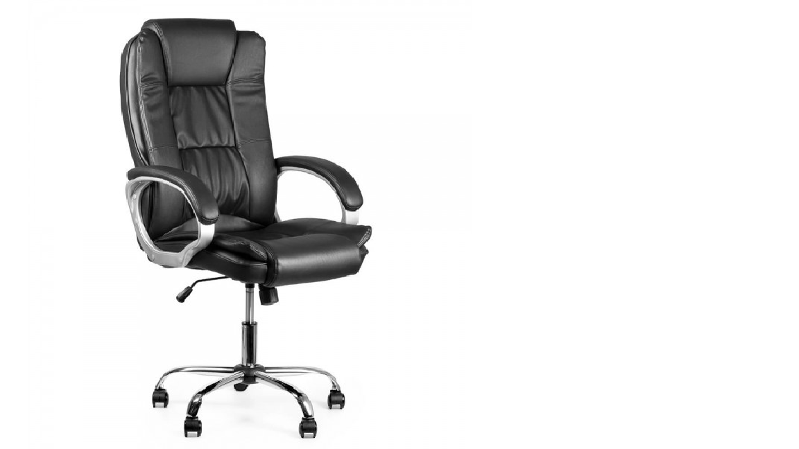 Крісло Barsky Soft Leather chrom Soft-01